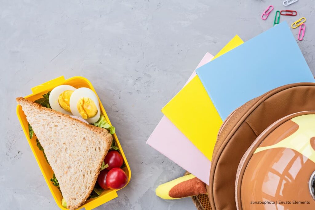lonchera escolar, buena porción de alimentos para los niños, Más Estilo de Vida